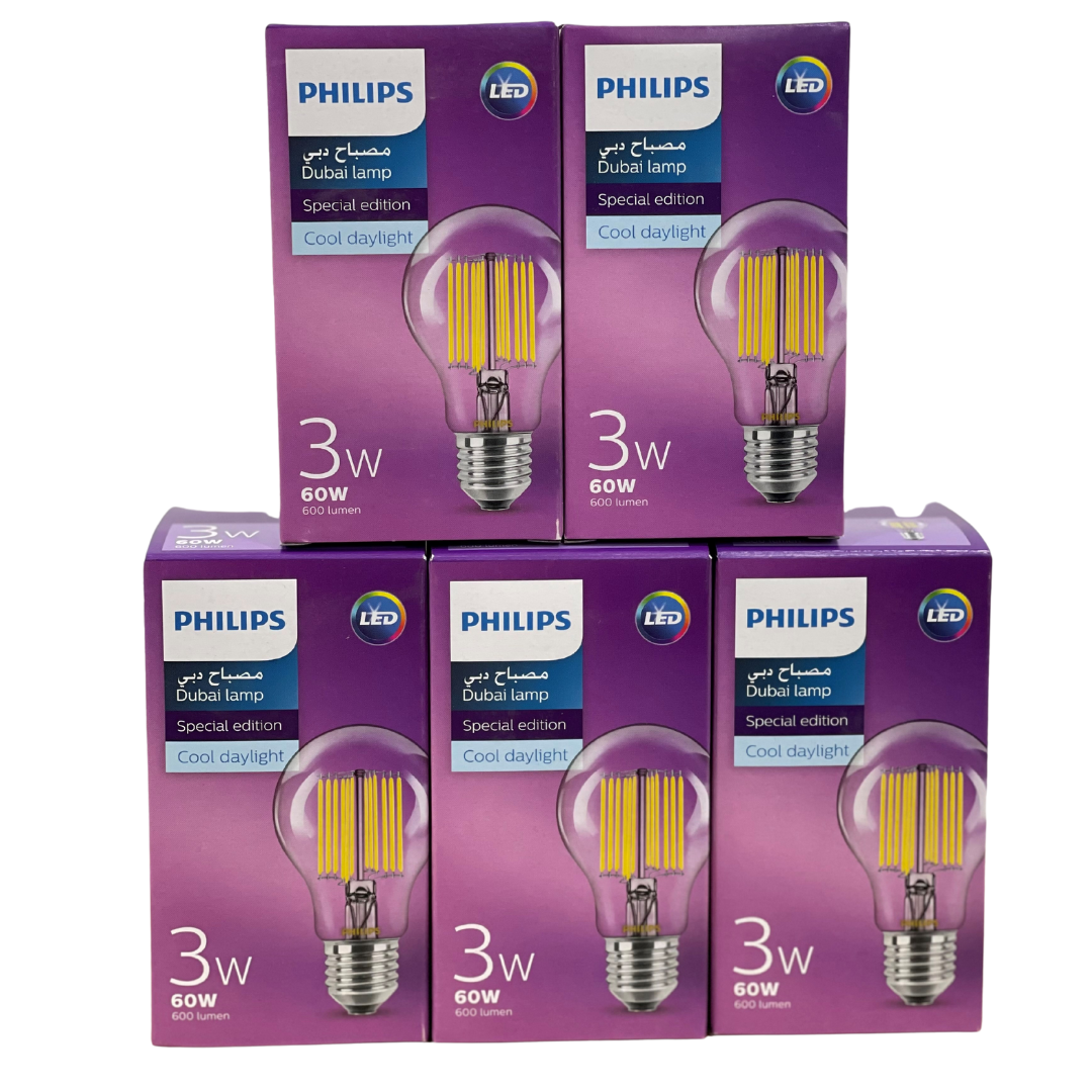 PHILIPS LED A60 3-60W E27 - 5pack bundle offer