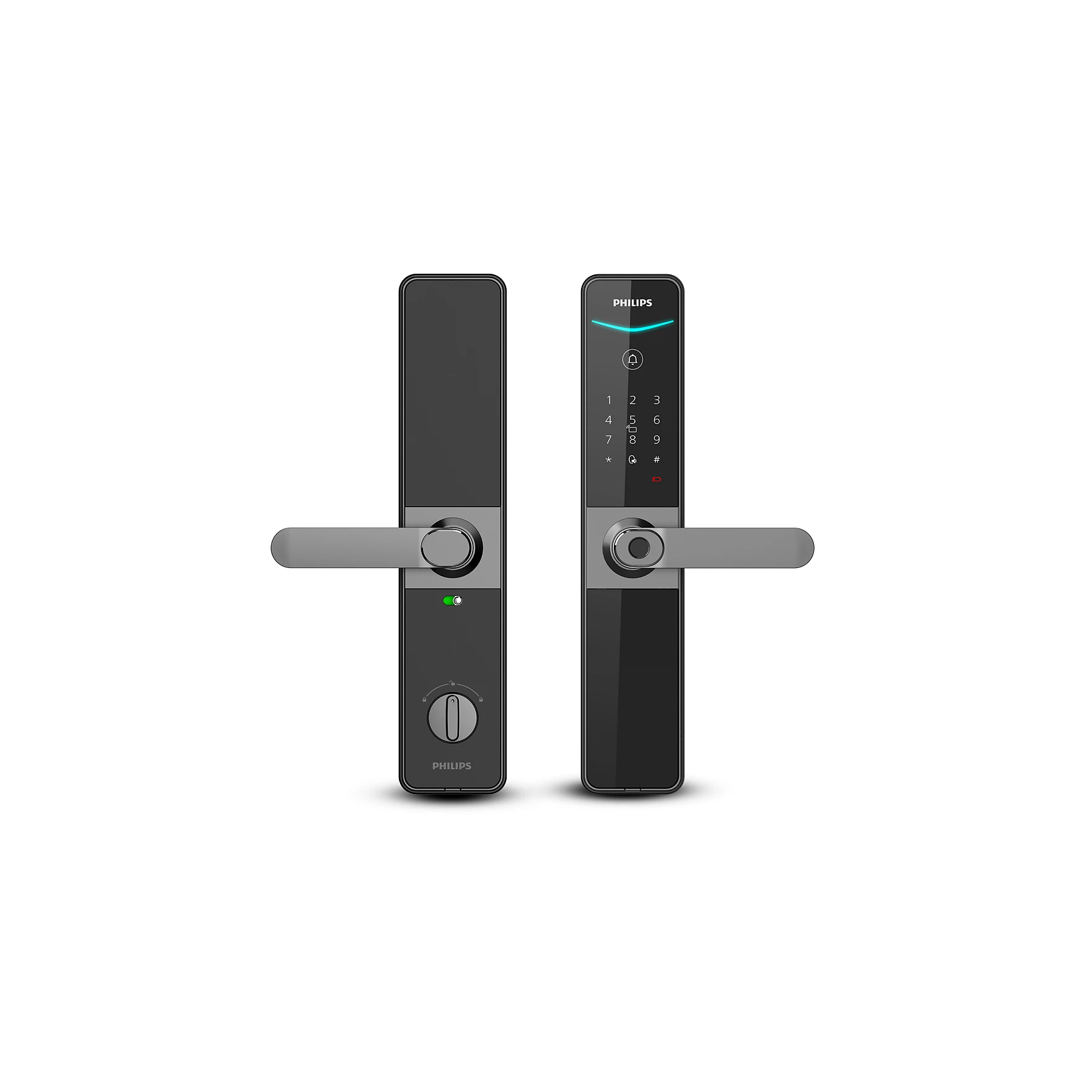 Philips Easykey DDL610-5HBS Fingerprint Lock - Smart Lock- Grey Mohammed Fakhroo& Bros.