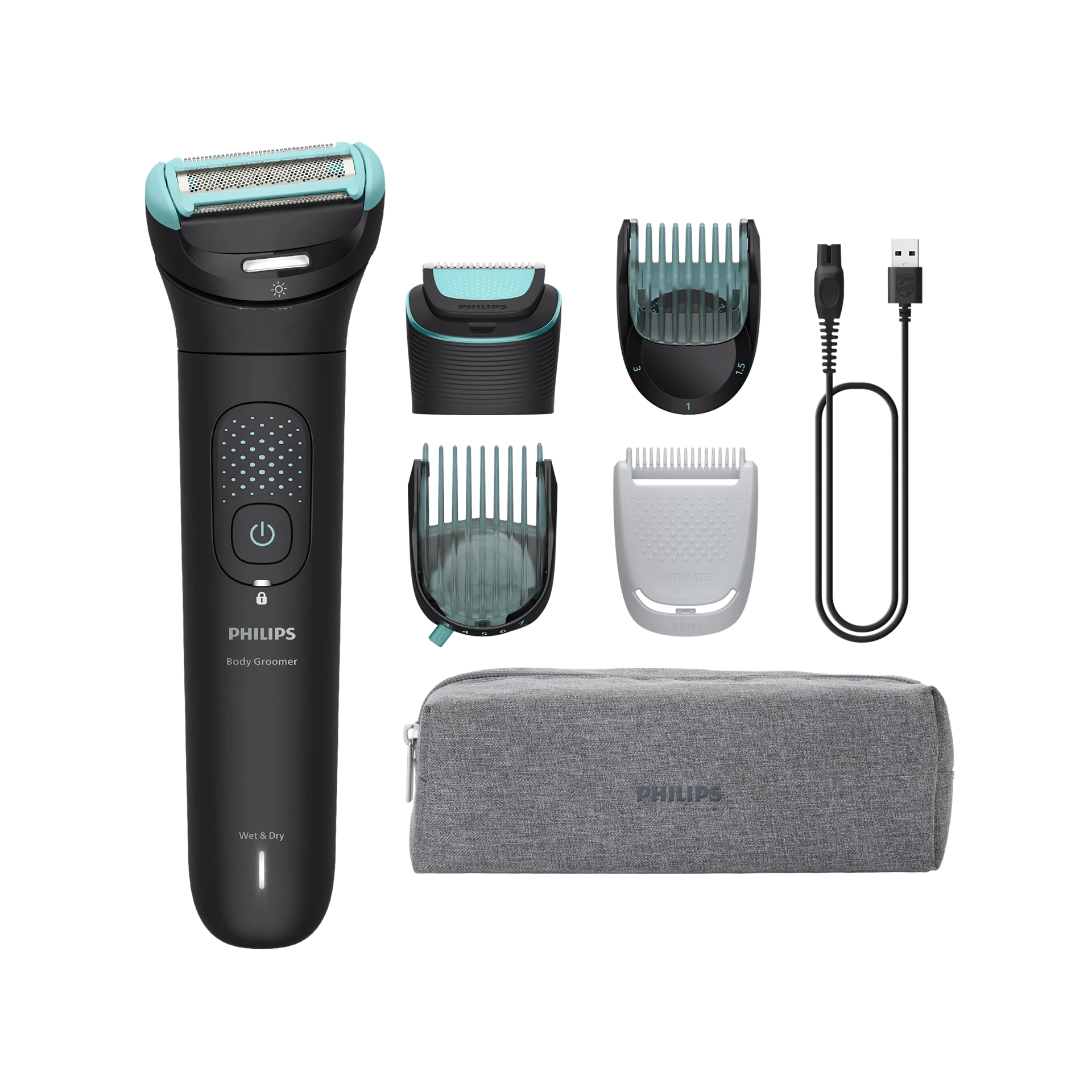 Philips Body Groomer 7000 Series 2D flex head & dual trim-shave system BG7470/15