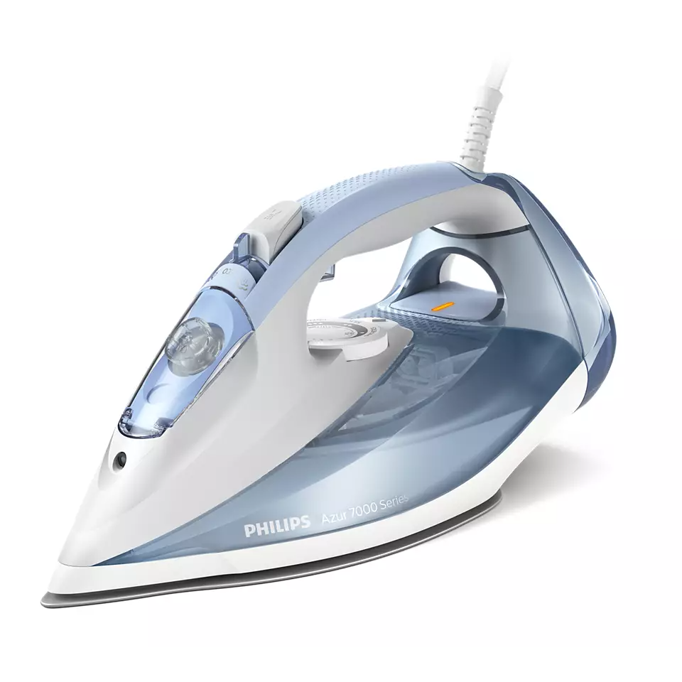Philips 7000 Series HV Steam Iron Light Blue/Grey DST7011/26