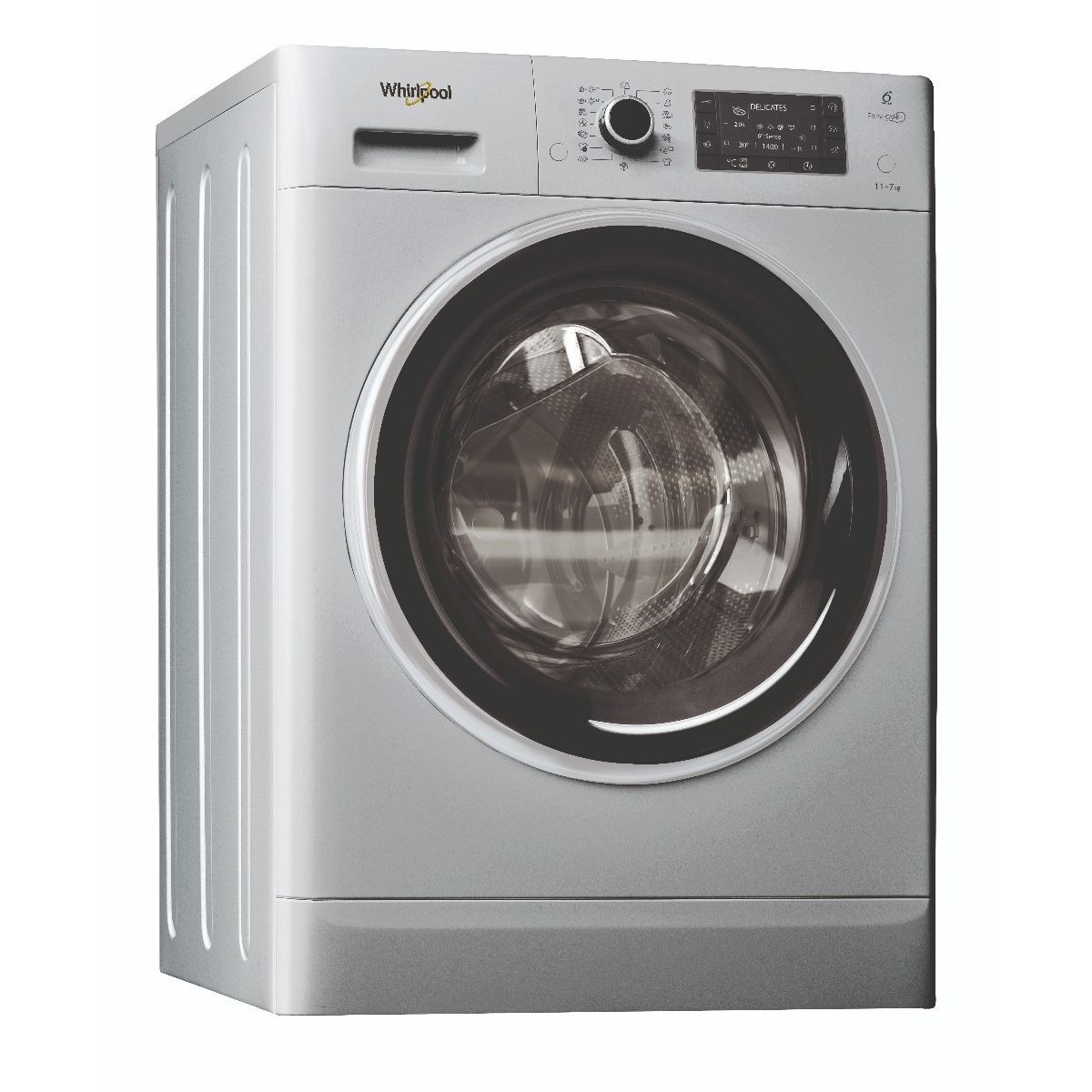 Whirlpool Freestanding Washer Dryer: 11kg/7kg - FWDD117168SBS GCC