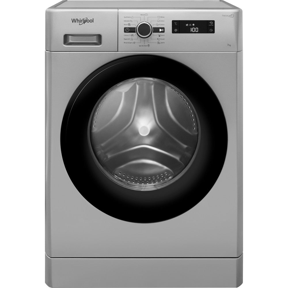 Whirlpool Front loading washing machine, 7kg,FWF71253SB GCC