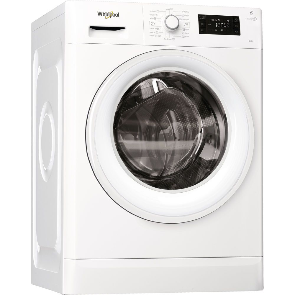 Whirlpool Front loading washing machine, 8kg,FWG81283W GCC