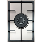 Whirlpool 90cm Hob - Gas on Metal, 5 burners, silver knobs, aluminum spreader,GMA 9522/IX