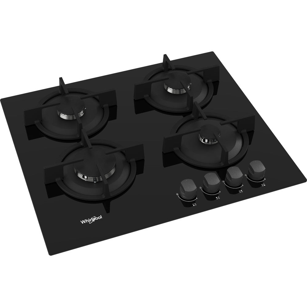 Whirlpool gas hob: 4 gas burners - GOR 615/NB