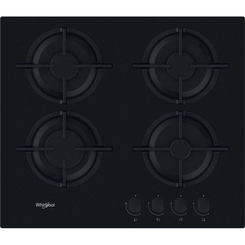 Whirlpool gas hob: 4 gas burners - GOR 615/NB