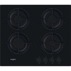 Whirlpool gas hob: 4 gas burners - GOR 615/NB