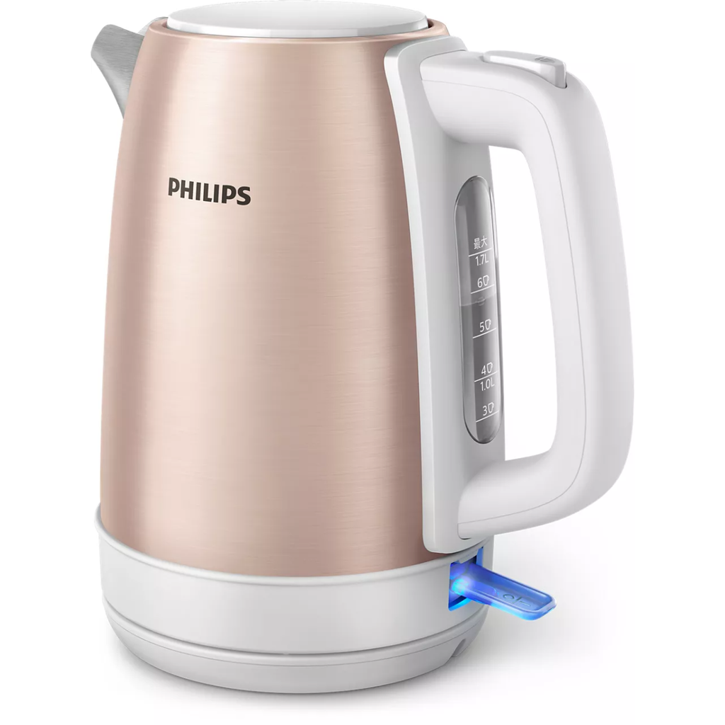 Philips Daily Collection Kettle HD9350/96 ( Rose Gold and White)