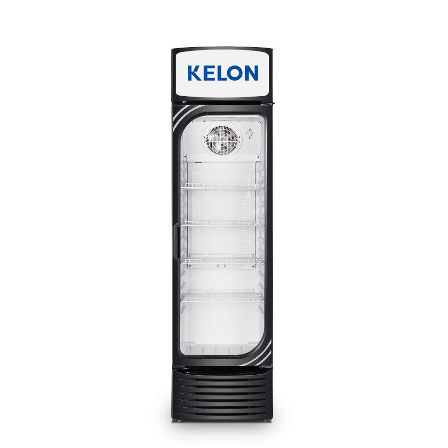 Kelon 370 LTR Beverage cooler, adjustable shelves, LED light, interior fan, door lock, Grey -  KFL-36WC