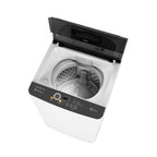 Kelon 8KG Top load washer, snow flakes drum, soft closing glass door, White.