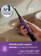 PHILIPS Sonicare DiamondClean 9000 Electric Toothbrush, 1 Brush Head, Aqua 1000% More Plaque Removal¹, Visual Pressure Sensor, 12 Brush Settings, App Connected, 14-Day Battery, Travel Case-HX9911 Mohammed Fakhroo& Bros.