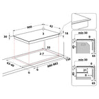 Whirlpool Victro Built-In Ceramic Hob AKT 9020/B