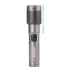 PHILIPS Aircraft Aluminium Alloy 24.5cms Zoom LED Rechargeable Flashlight / Torch – 2000Lumens, 680m Range, 4500mAh SFL5101/56