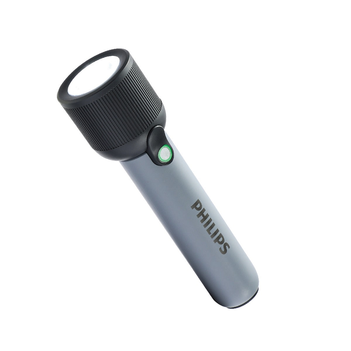 PHILIPS ABS 17.1cms LED Rechargeable Flashlight / Torch – 400Lumens, 150m Range, 2000mAh SFL1181/56