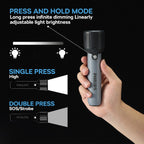 PHILIPS ABS 17.1cms LED Rechargeable Flashlight / Torch – 400Lumens, 150m Range, 2000mAh SFL1181/56