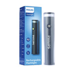 PHILIPS ABS Multi-Functional Rechargeable Flashlight & Portable Light – 400/350Lumens, 400m/150m Beam Range SFL1188/56