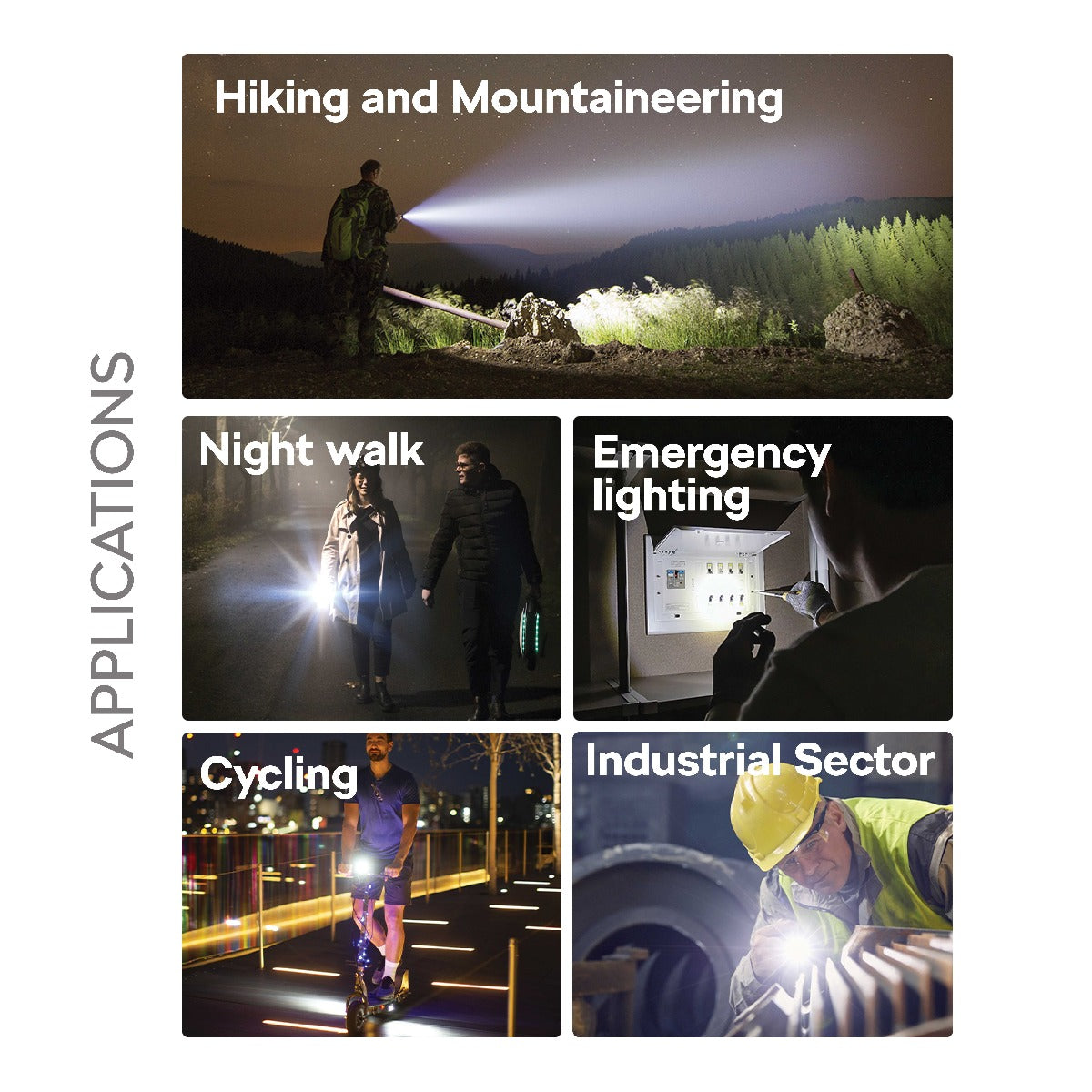 Philips Aircraft Aluminium Alloy Long Range Zoom LED Rechargeable Flashlight / Torch – 650Lumens, 300m Range 1200mAh SFL2141/56