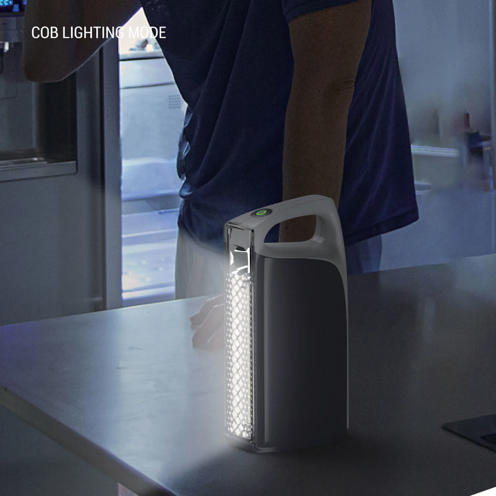 Philips ABS Multi-Functional Rechargeable Flashlight, Portable Light, RGB Ambient Light -1000Lumens, 100m Beam Range SFL3402/56