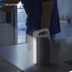 Philips ABS Multi-Functional Rechargeable Flashlight, Portable Light, RGB Ambient Light -1000Lumens, 100m Beam Range SFL3402/56