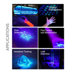 Philips ABS Multi-Functional Rechargeable Pocket Flashlight / Torch with UV Light – 350Lumens, 1200mAh SFL3403/56