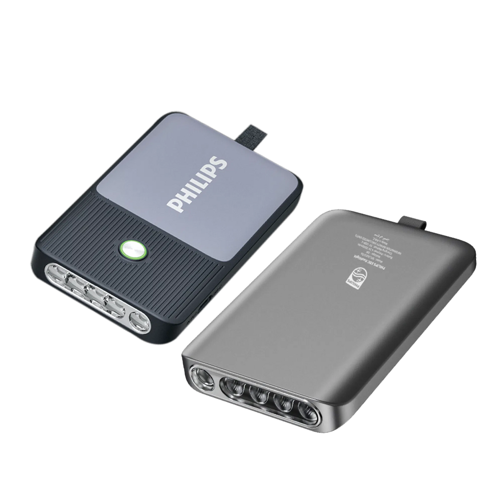 Philips ABS Multi-Functional Rechargeable Pocket Flashlight / Torch with UV Light – 350Lumens, 1200mAh SFL3403/56