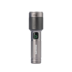 PHILIPS Aircraft Aluminium Alloy 33.2cms Zoom LED Rechargeable Flashlight / Torch – 2500Lumens, 860m Range, 9000mAh SFL5102/56
