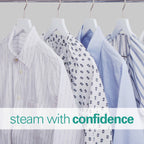 Hamilton Beach Steam Iron 2200W, Vertical steam, 23g/min steam flow, steam shot, water spray, Dry & 3 steam settings, non-stick soleplate, Anti-drip, Anti-calc, Self clean, 2 yrs warranty, ST2747-ME