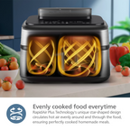 Philips 5000 Series Dual Basket Airfryer with Steam NA555/09