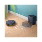 Philips Vacuum and Mop Robot HomeRun 2000 Series - Up to 120 min Runtime, With Auto-empty Station, Suction Power 6000 Pa, HomeRun App Enabled, LDS Radar, Dark Blue - XU2100/10