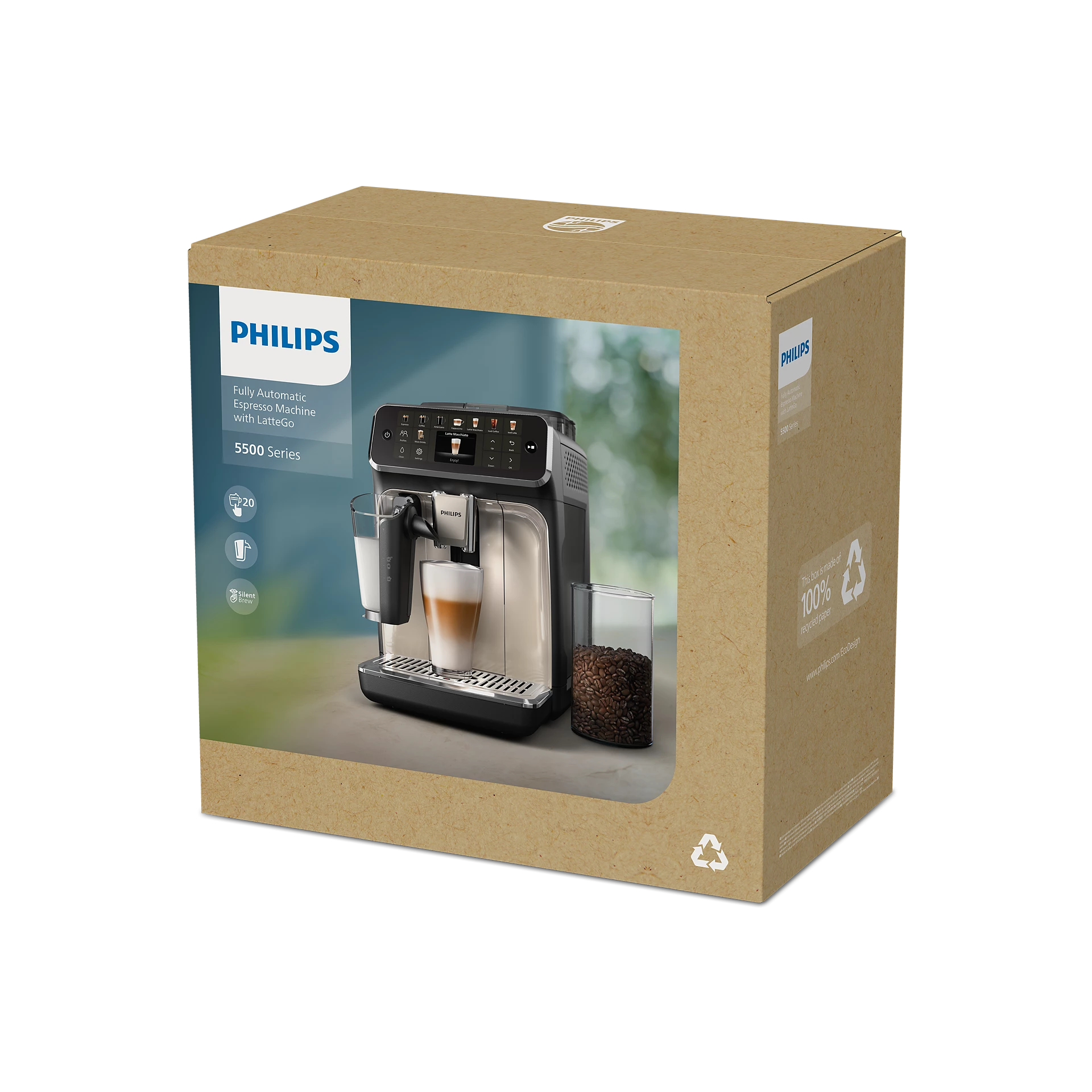 Philips Series 5500 Fully automatic espresso machine EP5547/90