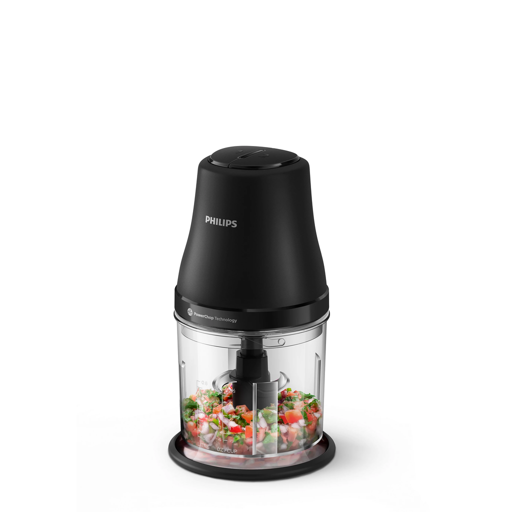 Philips 3000 series Chopper, 1L, 450W, HR1501/00 - Black