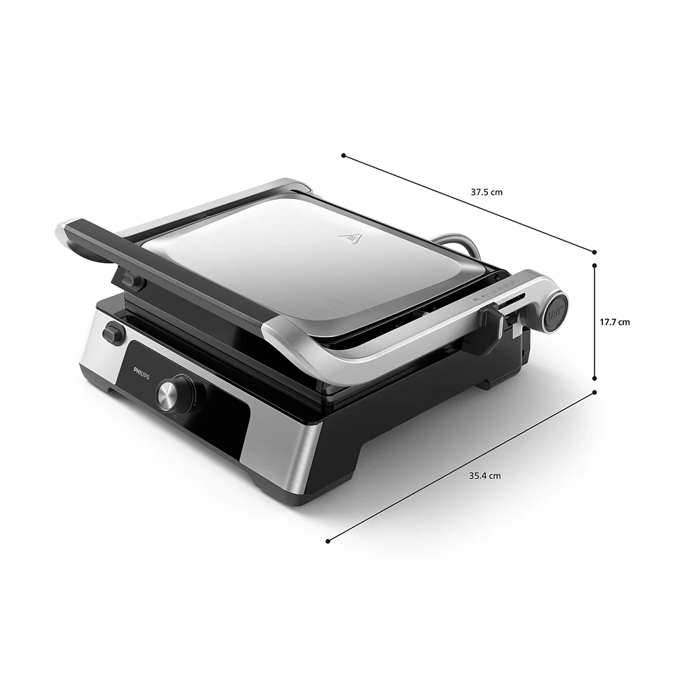 شواية فيليبس 5000 Series Contact Grill HD6301/90 