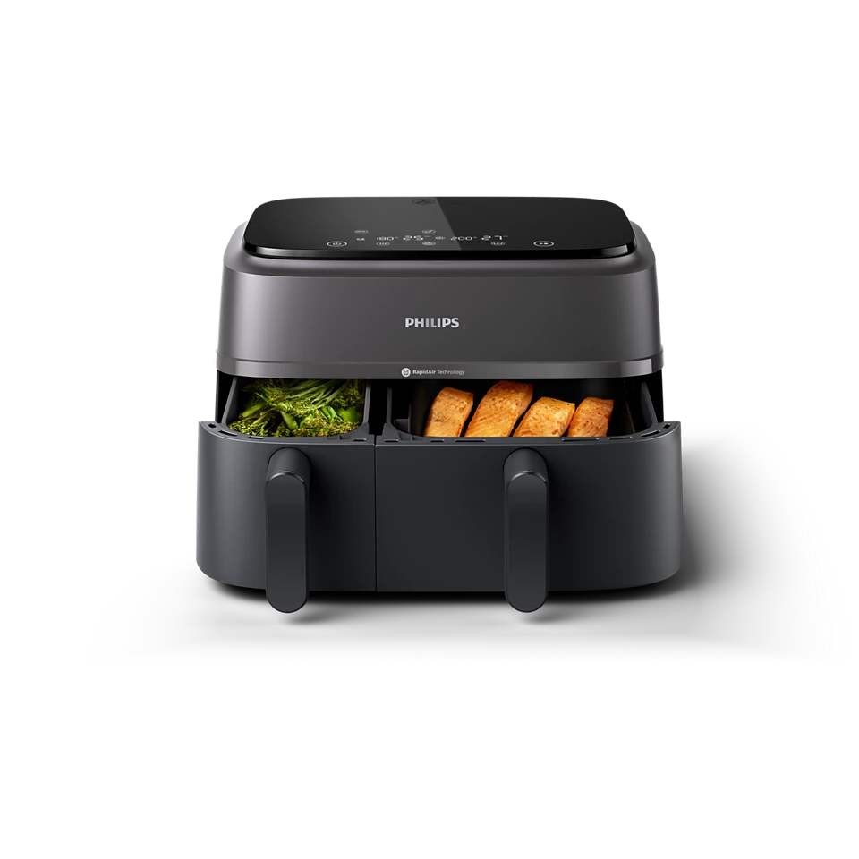 Philips 3000 Series Dual Basket Airfryer NA350/00