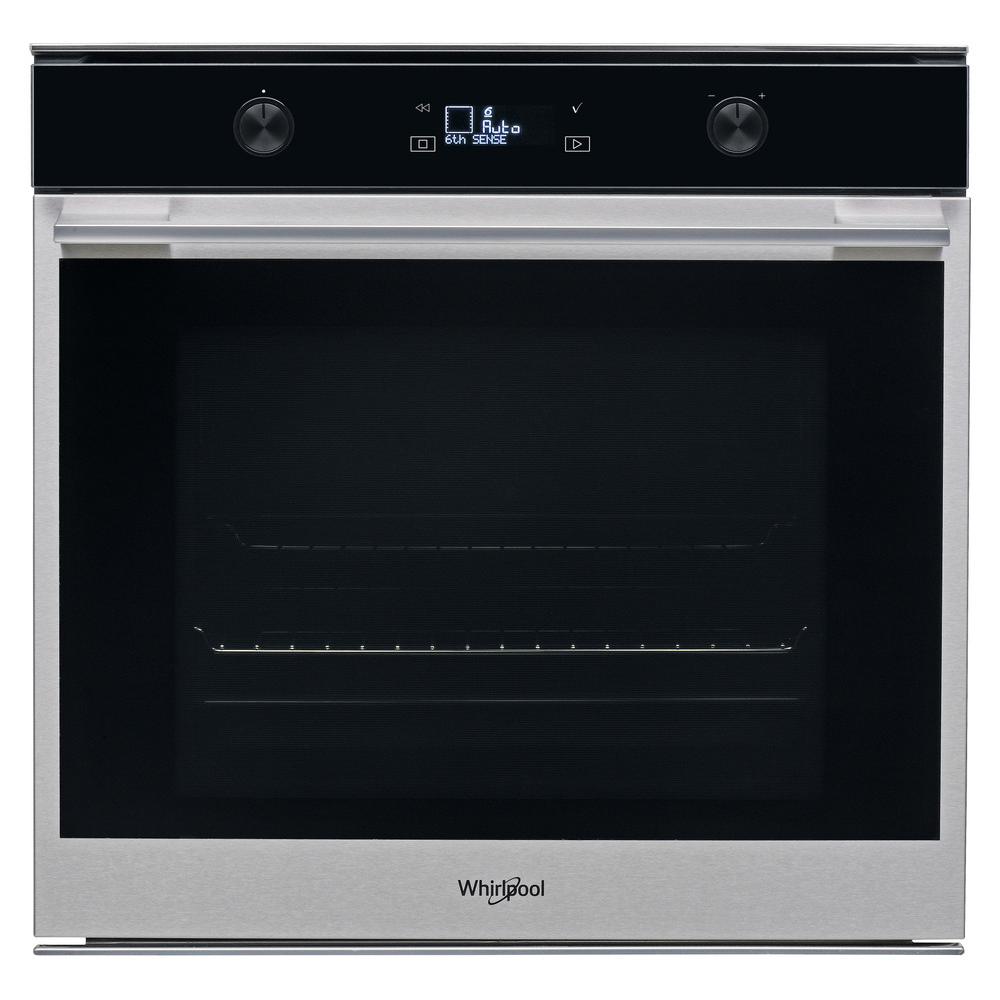 Whirlpool built in electric oven: inox color, self cleaning - W7 OM5 4 H