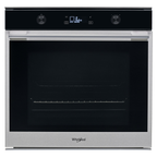Whirlpool built in electric oven: inox color, self cleaning - W7 OM5 4 H
