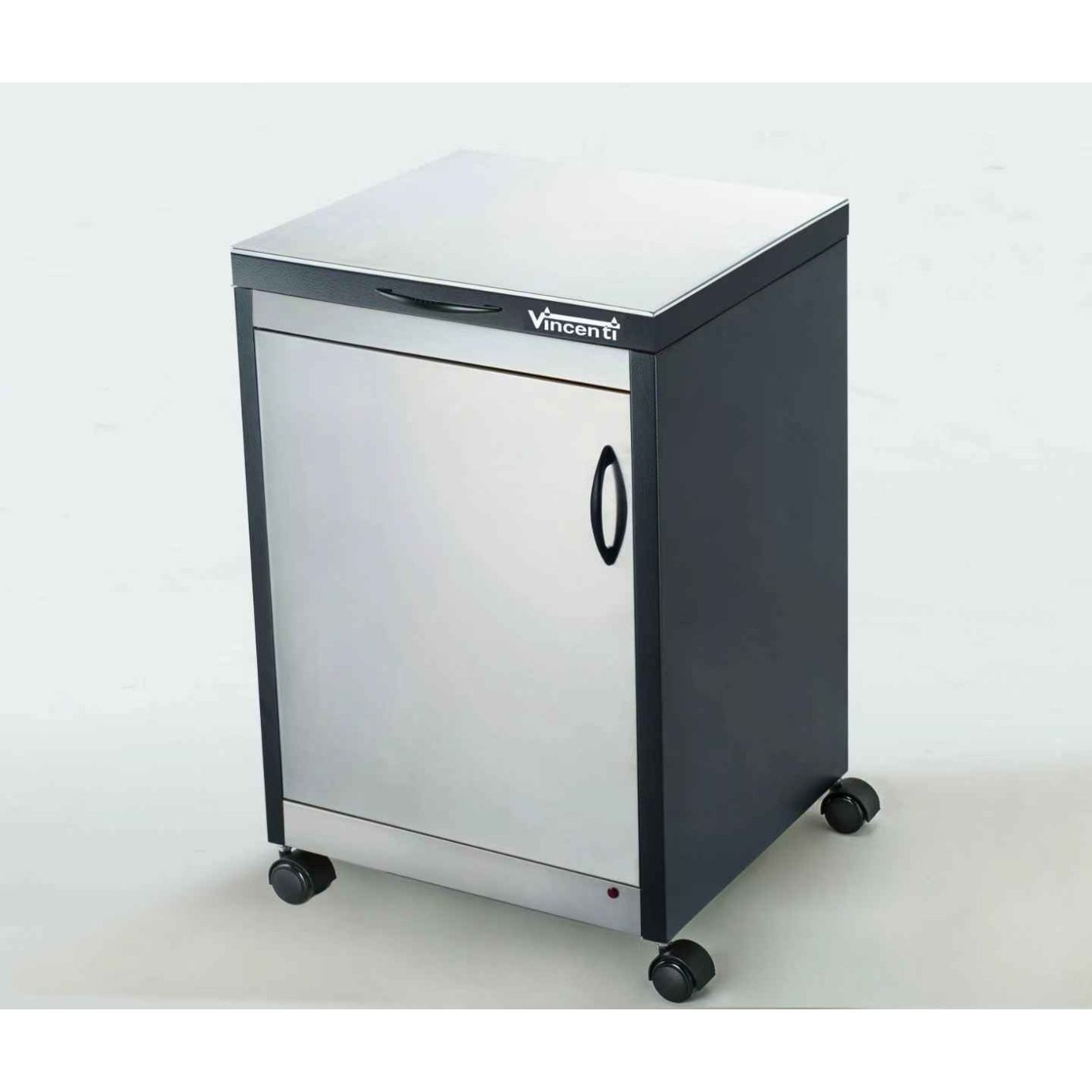 Vincenti 2 dish food warmer trolley -Keeps food Warm for hours- Family- Stainless Steel -VFWT2D/SS