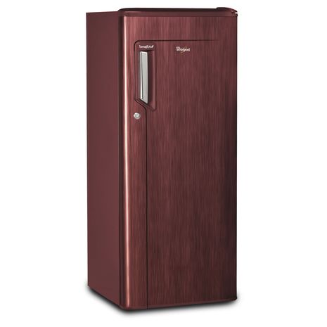 ثلاجة ويرلبول مونو باب، 190 لتر، لون نبيذ تيتانيوم، WMD205WN