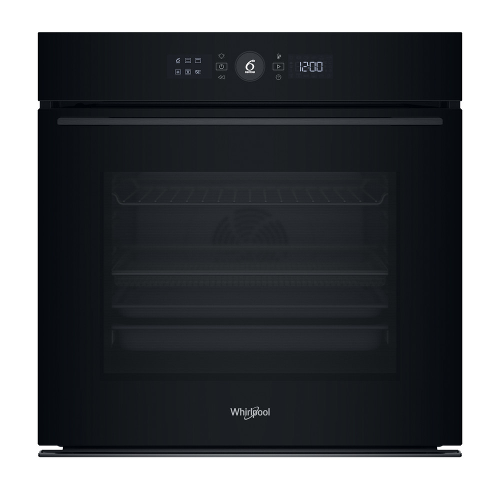 Whirlpool W7 built-in electric oven: black colour, 73 litres, self-cleaning - WOI5S8HM1SBA