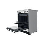 Whirlpool electric freestanding cooker: 60cm - WS68V8KHX/MEA