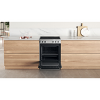 Whirlpool electric freestanding cooker: 60cm - WS68V8KHX/MEA