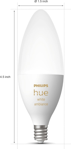Philips hue white ambiance b39 top