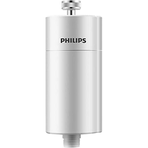 Philips AWP1775 - In-Line Shower Filter - Reduces Chlorine by up to 99 Percent I Easy to Instal I Fits all UK and Eire Shower hoses and taps I White