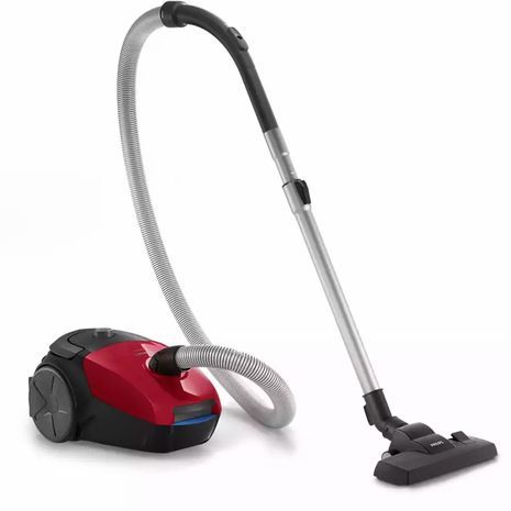 Philips Power Go Vacuum Cleaner With Bag - 1800w - Black/Red - FC8293/61